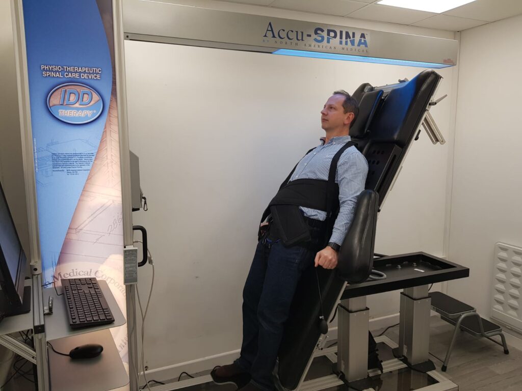 A birmingham patient being treated with IDD therapy