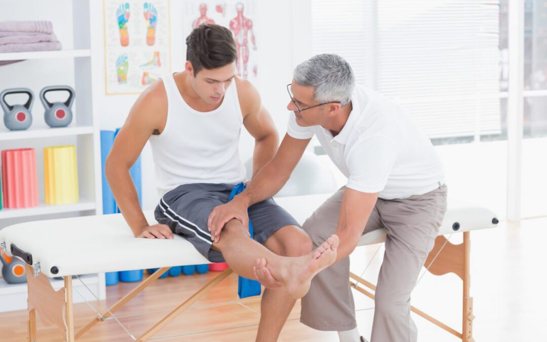Back2Fitness physio treating an elderly patient to recover from back pain
